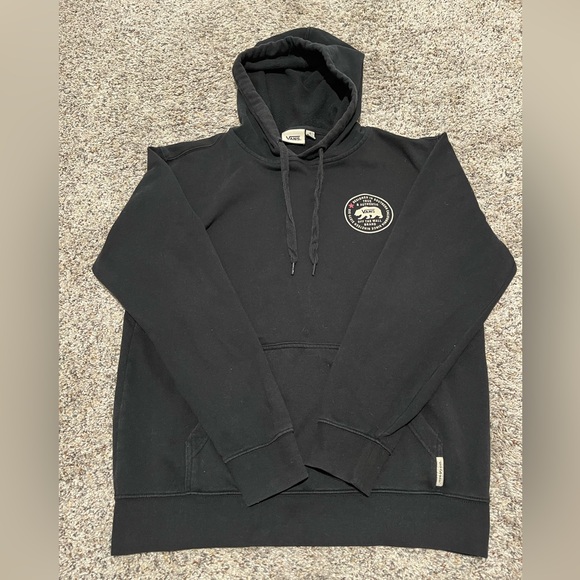 Vans Black Hoodie with Gold Logo - Picture 2 of 6